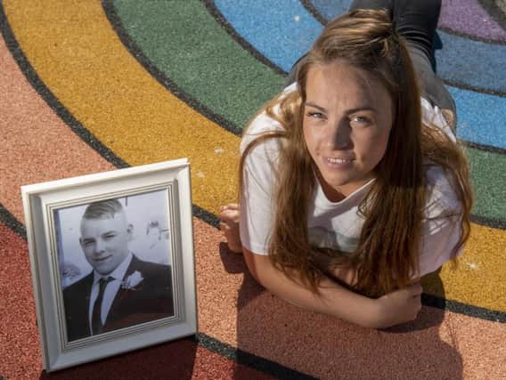 Hayley Carroll who started Samuel's Rainbows after the death of her brother