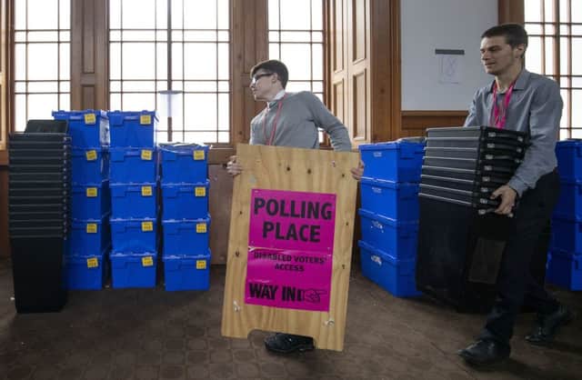 Voters will be heading to the polls in the European elections today. Picture: PA