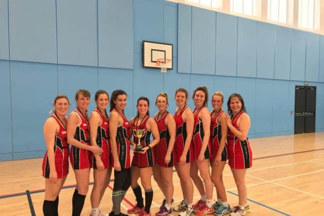 Jessica plays netball for Harrogate Phoenix and North Yorkshire
