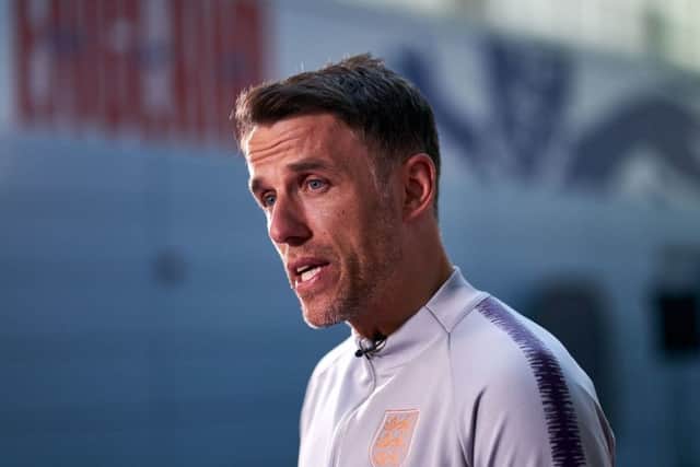 England women's manager Phil Neville during the media day at St George's Park, Burton. Picture: John Walton/PA
