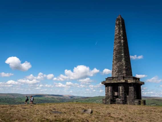 Stoodley Pike Monument. Photo by Ian Day.
