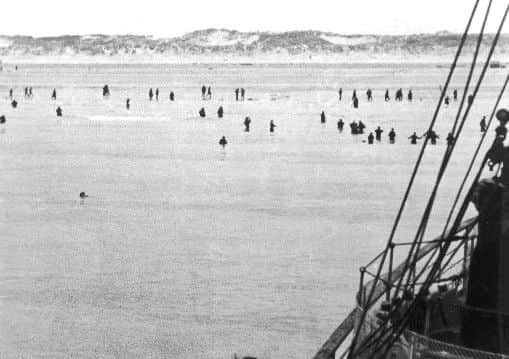 An archive photo of the D-Day landings.