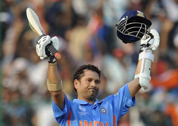 THE GREATEST: India batsman Sachin Tendulkar makes Darren Goughs all-time World Cup team.