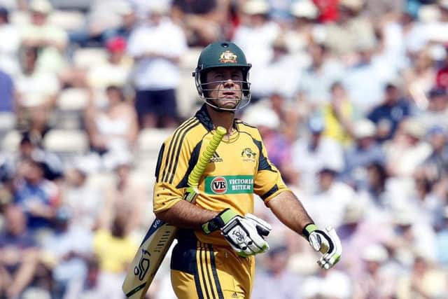 Number three: Australia's Ricky Ponting. Picture Sean Dempsey/PA