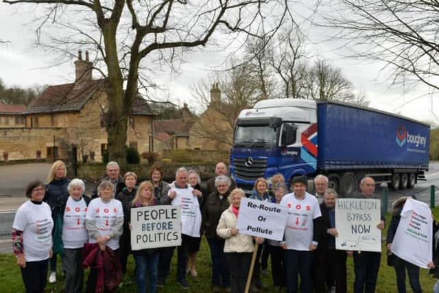 Residents in Hickleton have been campaigning for a bypass