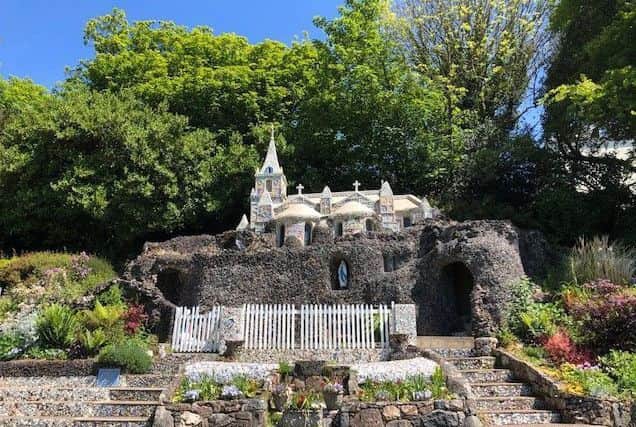 Dedication: The Little Chapel on Guernsey was a work of art and labour of love built by Brother Déodat, who started work in March 1914. His plan was to create a miniature version of the famous grotto and basilica at Lourdes in France.