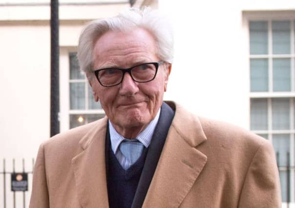 Lord Michael Heseltine. Pic: Stefan Rousseau/PA Wire