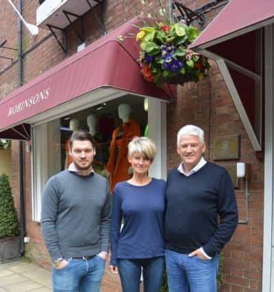 ROBINSONS OF BAWTRY owners 
James, Wendy and Russell Jones