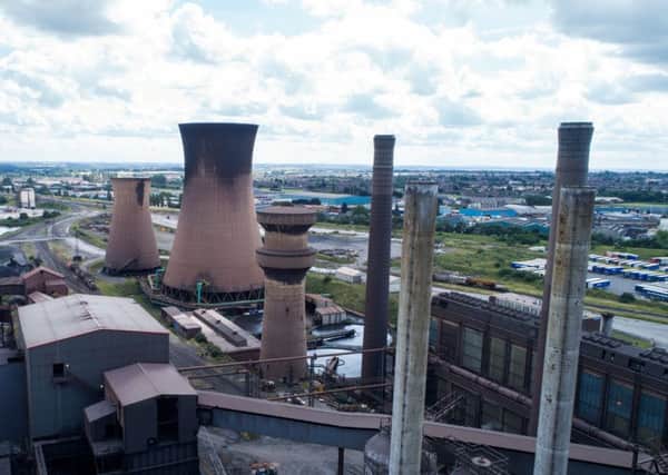 An aerial picture of the closure-threatened British Steel plant at Scunthorpe. Photo: Airborne Inspections Ltd / SWNS