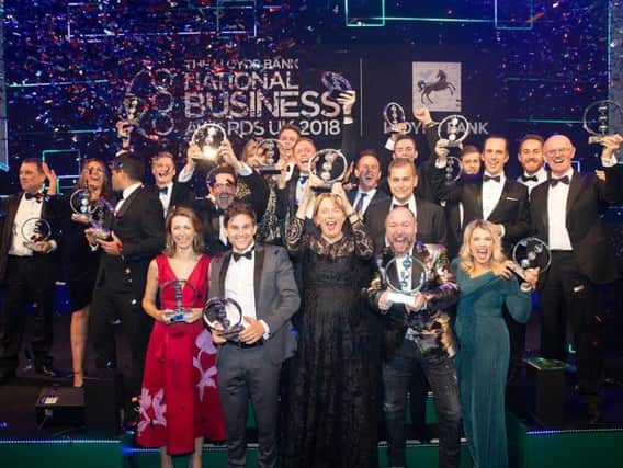 The winners at last year's Lloyds Bank National Business Awards