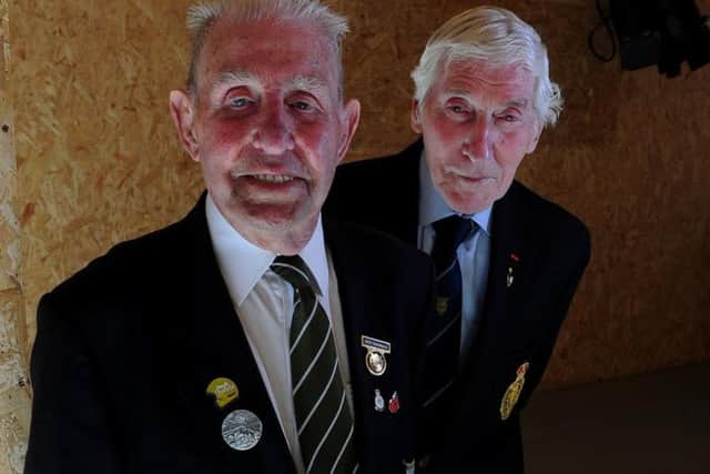 Ken Cooke and Ken Smith, members of York Normandy Veterans.