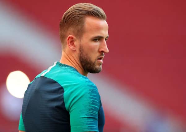 Tottenham Hotspur's Harry Kane during a training session at the Estadio Metropolitano, Madrid. (Picture: PA)