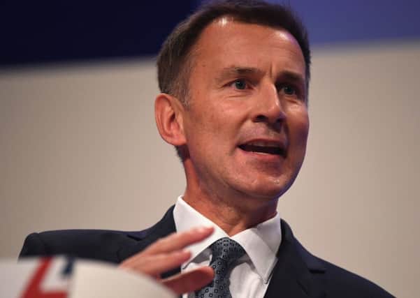 Foreign Secretary Jeremy Hunt is contesting the Tory leadership.