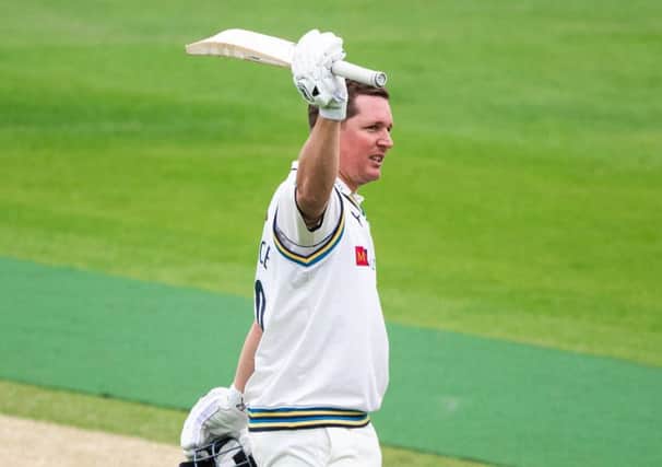 FIVE STAR: Gary Ballance faces Essex having hit centuries in a handful of consecutive Championship matches and is closing in on the Yorkshire record of seven, set by Sir Len Hutton