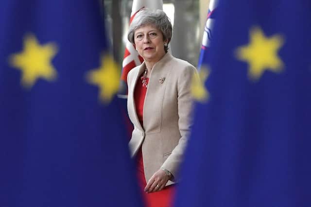 Britain's Prime Minister Theresa May arrives for a European Union (EU) summit at EU Headquarters in Brussels on May 28, 2019. Picture: EMMANUEL DUNAND/AFP/Getty Images.