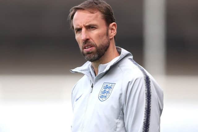 Leading the way: England manager Gareth Southgate.