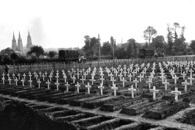 A photo of the Bayeaux War Cemetery which will be one of the focal points of events to mark the 75th anniversary of D-Day.
