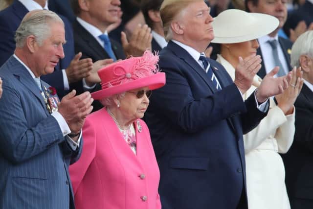 The Queen and world leaders, including the Prince of Wales and President Trump, pay tribute to D-Day survivors.