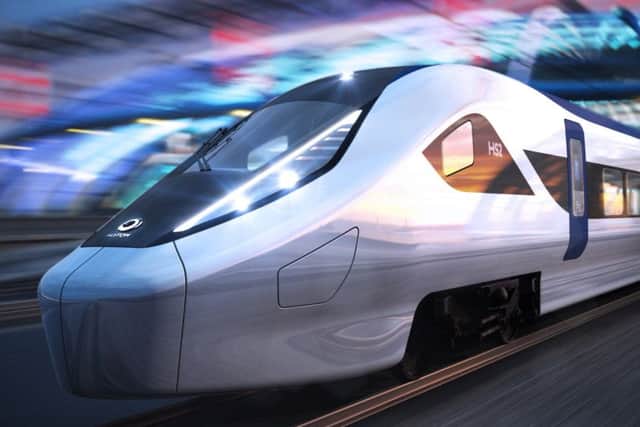 PRESS ASSOCIATION Photo. Issue date: Wednesday June 5, 2019. Manufacturers bidding to build the new high-speed rolling stock published pictures showcasing their proposals. See PA story RAIL HS2. Photo credit should read: Alstom Design & Styling 2019/PA Wire