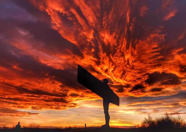 This image of the Angel of the North has been at the forefront of this week's Power Up The North campaign.