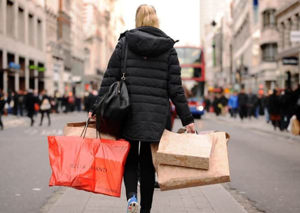 Footfall at shopping destinations across Yorkshire and the rest of the UK plummeted last month. Picture: Dominic Lipinski/PA Wire