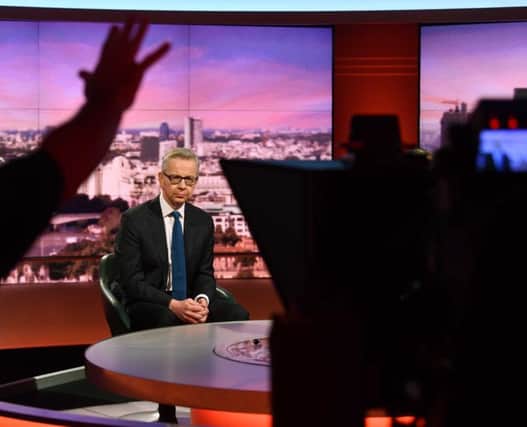 Michael Gove discussed his past drug-taking on The Andrew Marr Show.