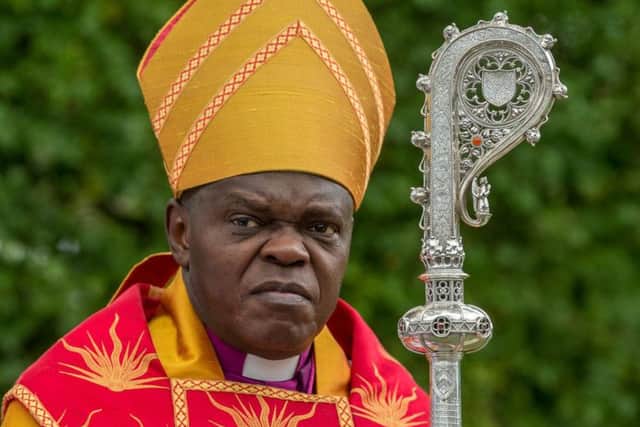 Dr John Sentamu challenged the Westminster establishment to start treating the North as equals