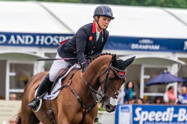 Gemma Tattersall, pictured during Sunday's showjumping. Picture: James Hardisty.