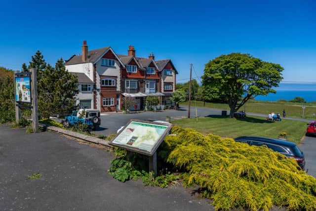 Date: 21st May 2019.
Picture James Hardisty.
YP Magazine.......Ravenscar, near between Whitby and Scarborough on the East Yorkshire Coast made famous by Victorian developers who planned a new Yorkshire resort with its very own coastal train line, large hotel and a number of built plots for sale. In the end the resort was never completed - hence the tag 'The Town That Never Was' - and the railway line finally closed in the 1960s. A couple from Malton, North Yorkshire Amanda Batcheler and Marcus Aldrich, have spent the last three years researching the history and wrote a book about Going Once..Going Twice..Going Wrong..about this forgotten seaside town. Pictured Station Square, Ravenscar.