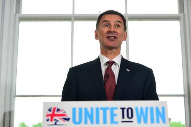Foreign Secretary Jeremy Hunt has luanched his leadership campaign.