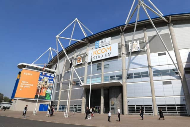 The KCOM Stadium, home of Hull City.
