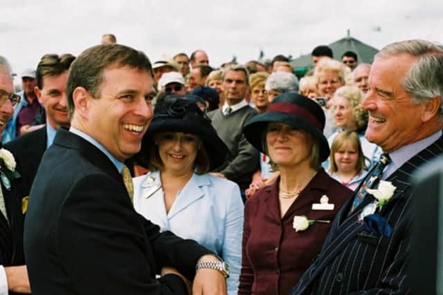 The Duke of York pictured during his last visit to the Great Yorkshire Show in Harrogate in 2002.
