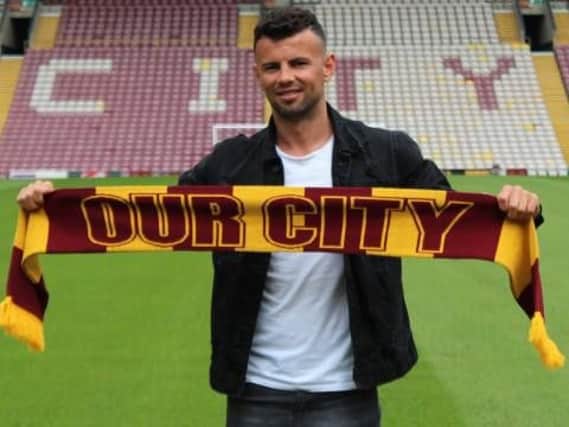 New Bradford City signing Zeli Ismail.