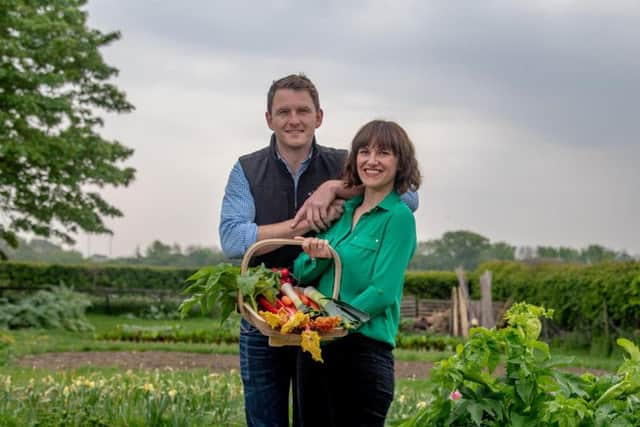 The couple have lived all over the world but now run Minskip Farm Shop near Boroughbridge