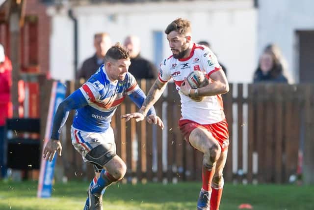 Hull KR's Will Dagger in action against Wakefield Trinity. (SWPix)