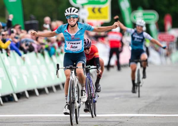 Lizzie Deignan wins stage five - Llandrindod Wells to Builth Wells - on the OVO Energy Women's Tour. Picture: Alex Whitehead/SWpix.com