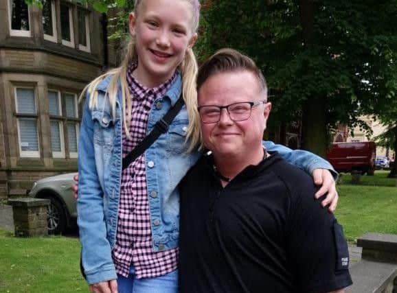 Will with his eldest stepdaughter Dawny.