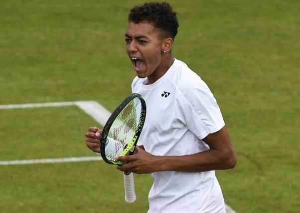 Paul Jubb: Celebrates winning his first-round match at Ilkley. (Picture: Getty Images)