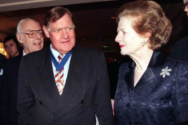 Sir Bernard Ingham was a constant presence at Margaret Thatcher's side.