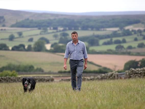 Richard Findlay, chairman of the national livestock board at the National Farmers' Union, pictured on his farm in Westerdale, North Yorkshire. Picture courtesy of the NFU.