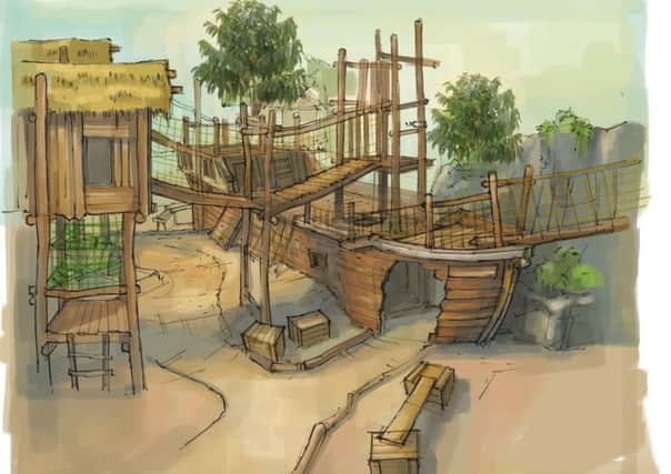 Proposed new £2m indoor play area at Tropical World.