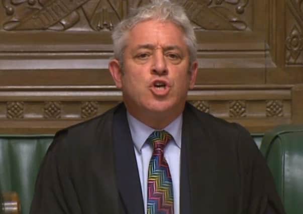 Is Speaker John Bercow too full of his own self-importance or not?