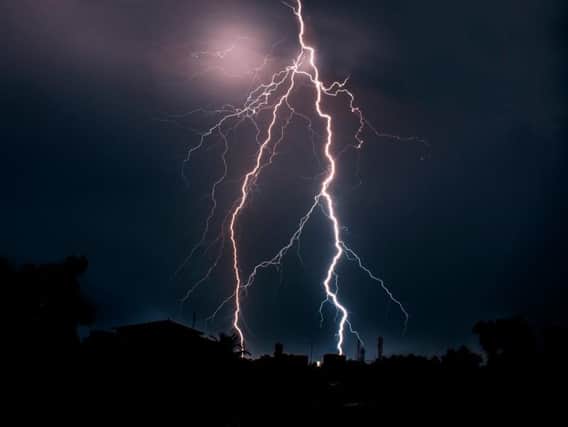 The Met Office has issued a yellow weather warning for thunderstorms to Yorkshire, as torrential rain and lightning are set to hit.