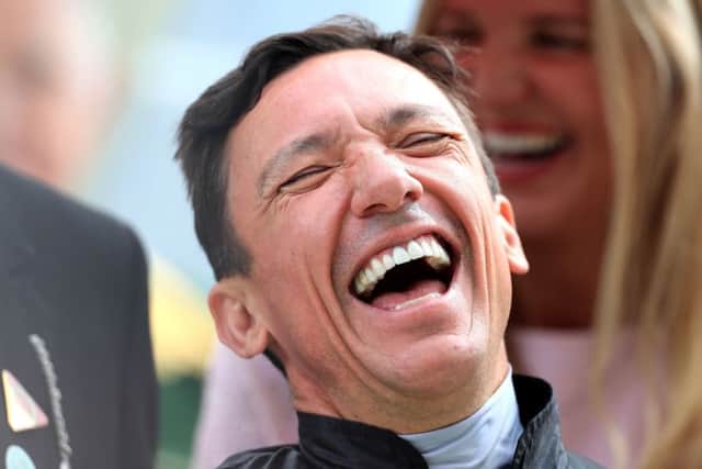 Frankie Dettori shared a joke with the Queen after Stradivarius won the Ascot Gold Cup.