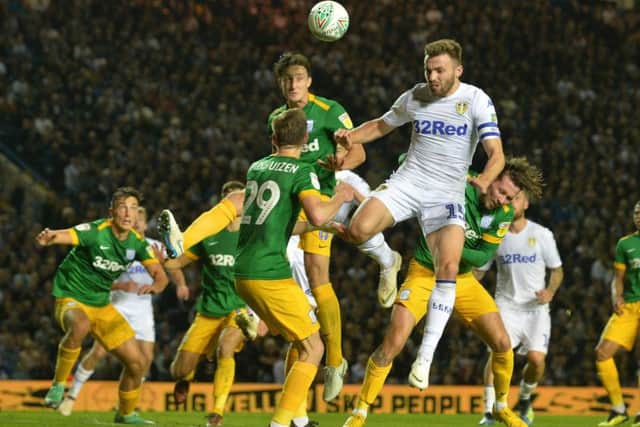 Leeds United and Preston in last season's Carabao Cup.