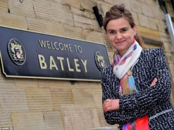 Yorkshire MP Jo Cox was murdered in 2016