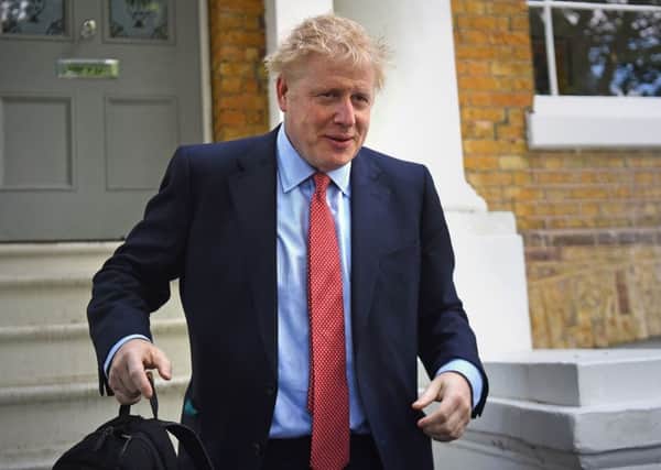 Former Foreign Secretary Boris Johnson leaves his home in London. PRESS ASSOCIATION Photo. Picture date: Friday June 21, 2019. Boris Johnson and Jeremy Hunt will battle to become the new leader of the Conservative party, and the next prime minister, as the Tory leadership contest moves to a ballot of the 160,000 Conservative members. See PA story POLITICS Tories. Photo credit should read: Kirsty O'Connor/PA Wire