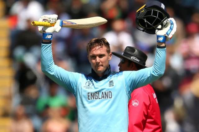 INJURY CONCERN: England's Jason Roy. Picture: Nigel French/PA
