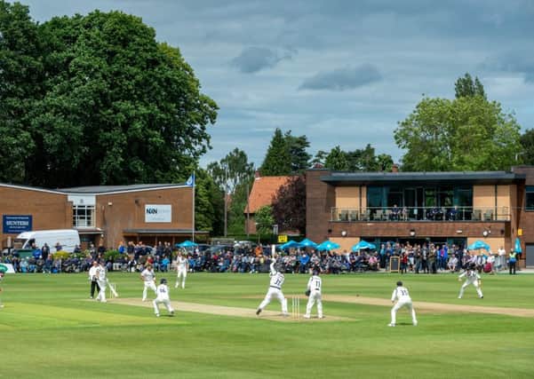 Yorkshire v Warwickshire at Clifton Park earlier this week.
 Picture: Bruce Rollinson