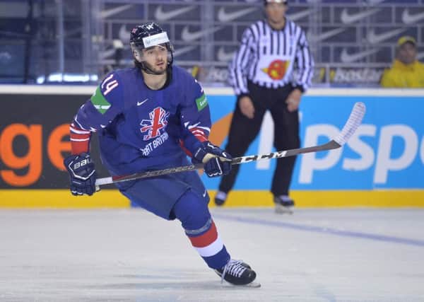 Liam Kirk, in action for Great Britain in the recent World Championships in Slovakia. Picture: Dean Woolley.